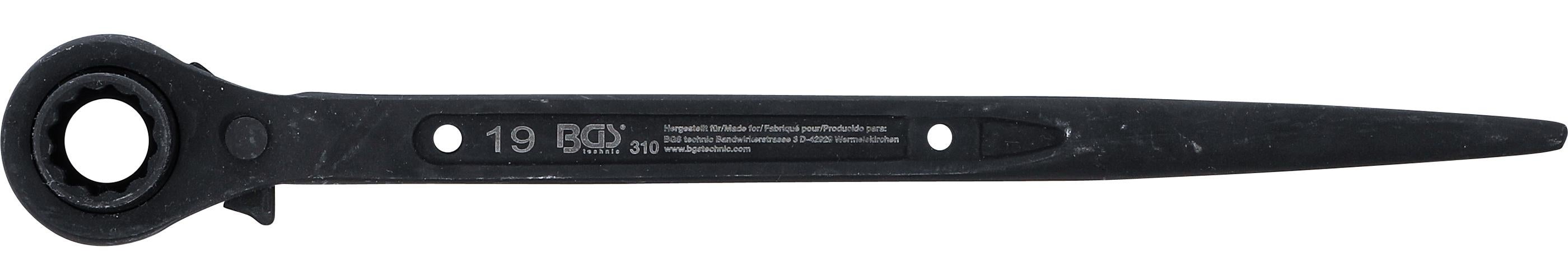 Cliquet de monteur | 19 x 22 mm - 2