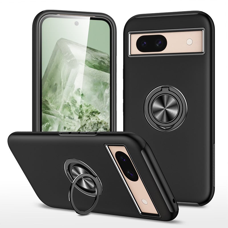 Custodia Portafoglio Per Google Pixel 8a - Pelle PU, Magnete, Supporto, Portacarte - Nero - Foto 9