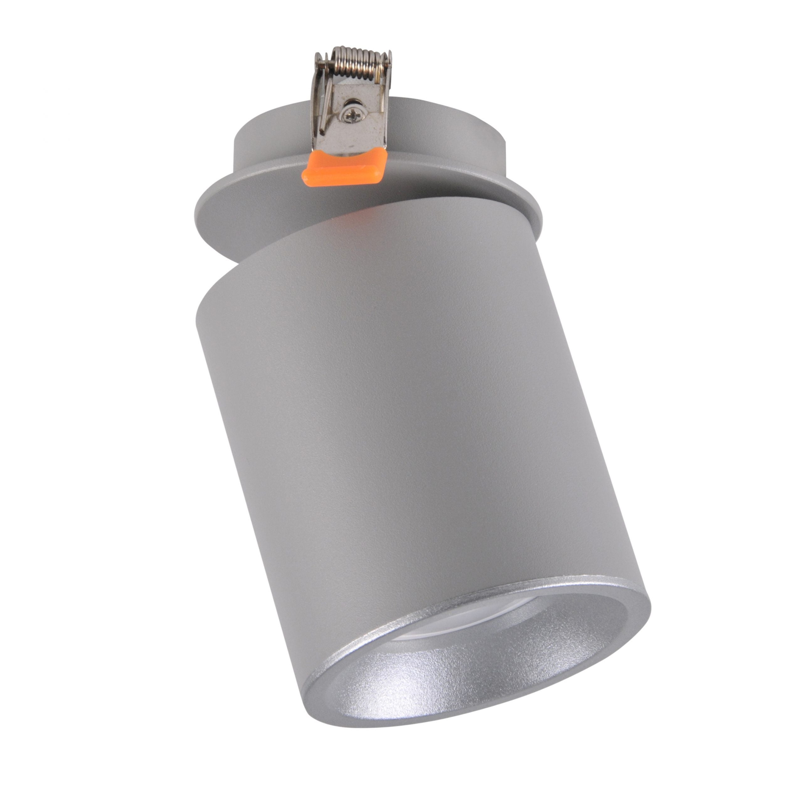 Oprawa sufitowa wpuszczana podtynkowa Haron szara 1xGU10x10W okrągła ruchoma IP20 wym: 14,4 x 8,2 x 8,2 cm aluminium Polux - 2