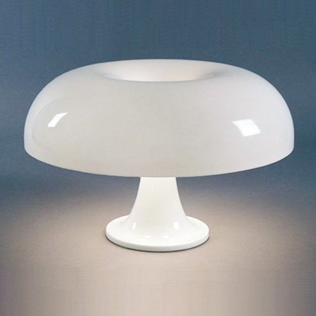 Lampa grzybkowa, biała lampa stołowa w kształcie grzybka, lampka nocna LED, 3 temperatury barwowe, nowoczesna estetyczna lampka biurkowa