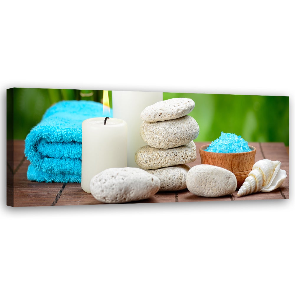 Obraz na płótnie, Zen Spa Bambus 90x30