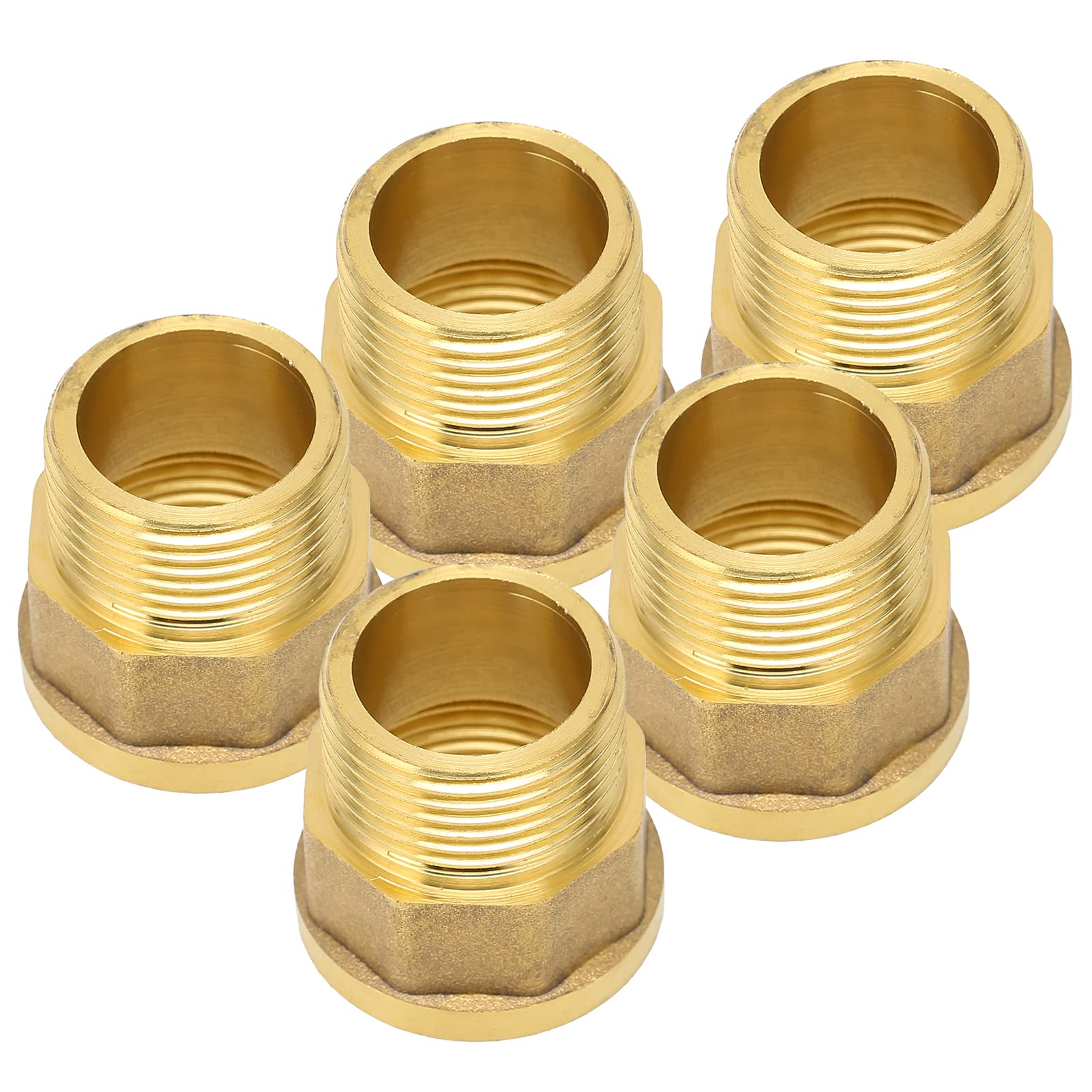 sourcing map Raccordo per tubo in PVC G3/4 maschio a G1/2 femmina Riduttore Raccordo filettato Boccola esagonale Adattatore per tubo Accoppiatore per collegamento del tubo del sistema idrico