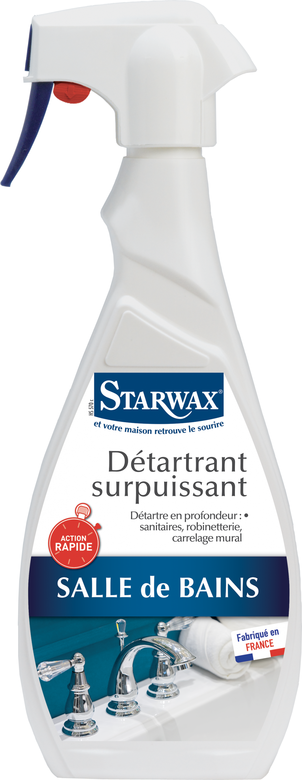 Détartrant superpuissant salle de bain pulvérisateur 500ml - 3