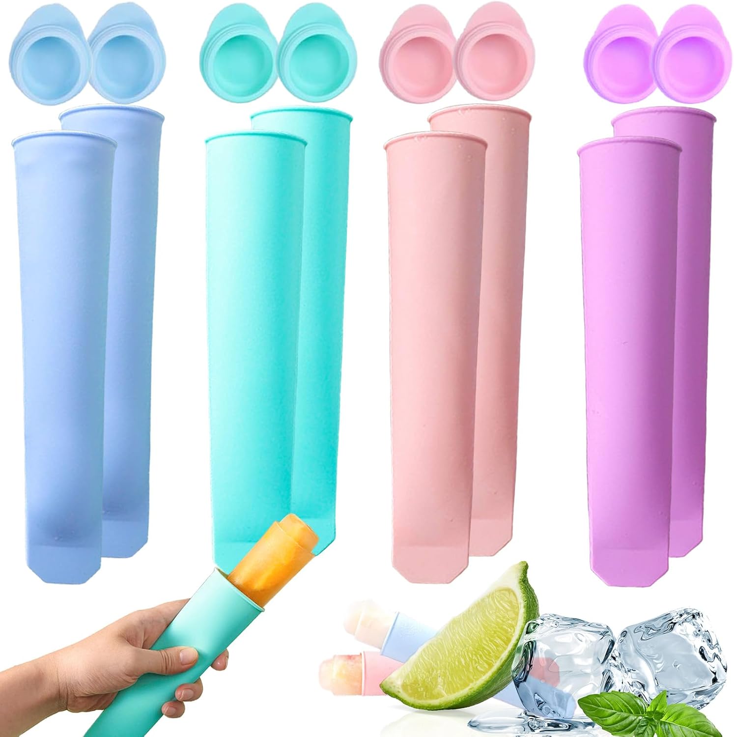 éco Couvercle Réutilisable Bac A Glacon Pièces Silicone Moule À Crème