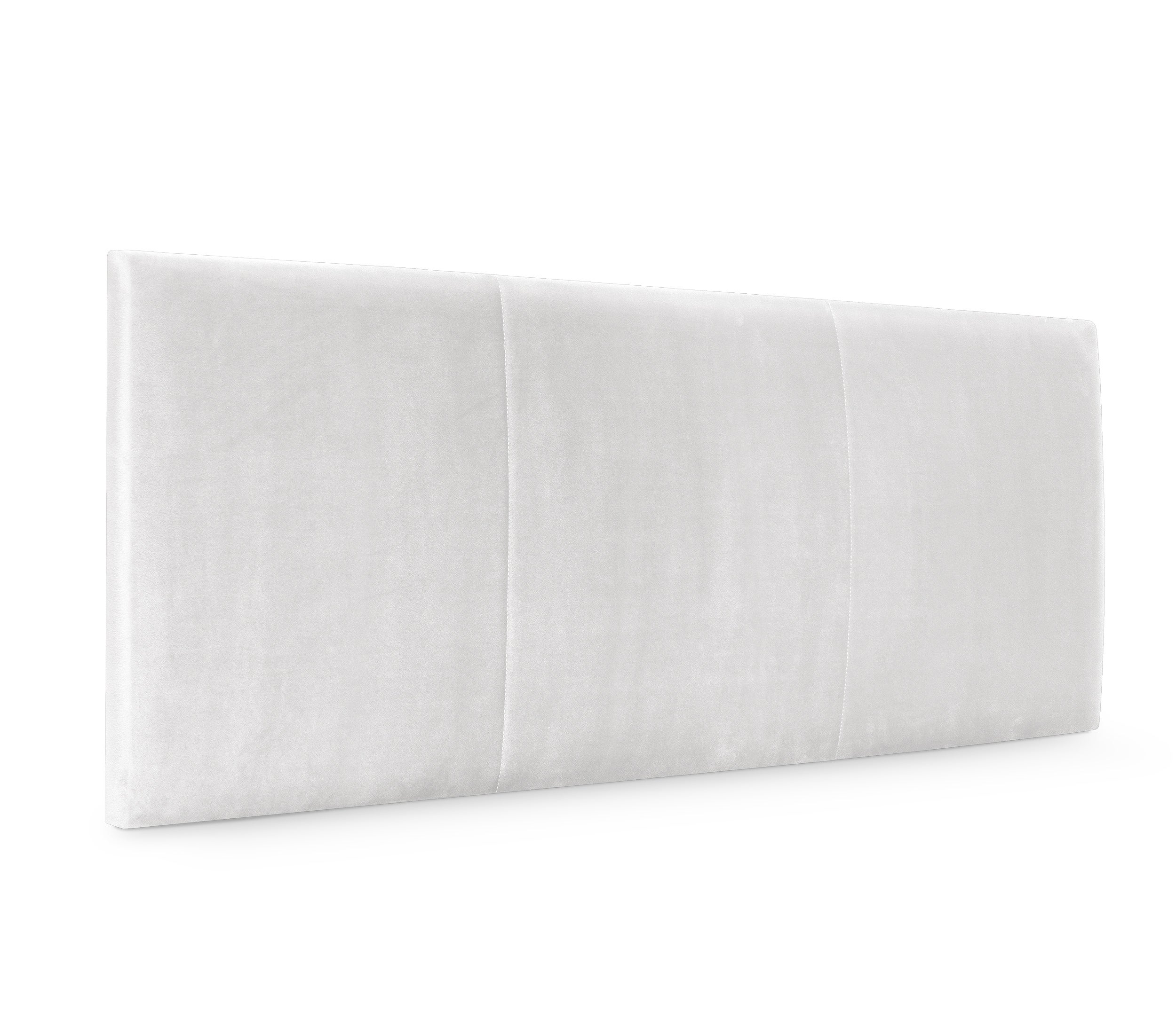 Dhome cabecero terciopelo alta gama modular liso moderno cabezal tapizado cama lujo dormitorio acolchado (terciopelo blanco visón, 95cm)