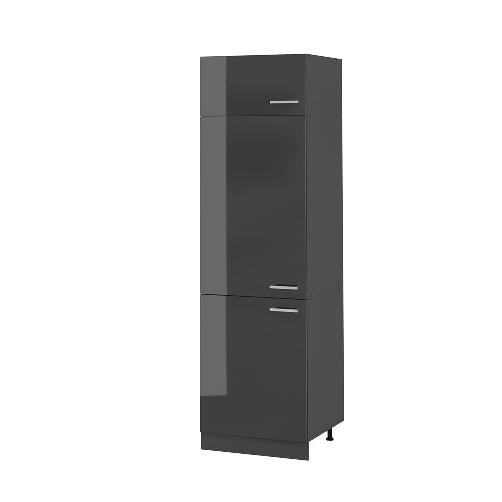 Vicco Szafka na lodówkę R-Line, Antracyt wysoki połysk, 60 cm