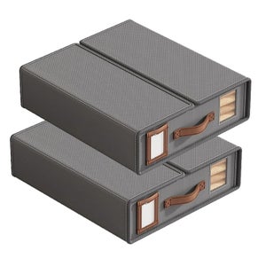 Cesto portabiancheria pieghevole per riporre biancheria - Organizzatore per cesto per scaffale con manici Organizzare cestini per trapunta, biancheria da letto, coperta e vestiti #10