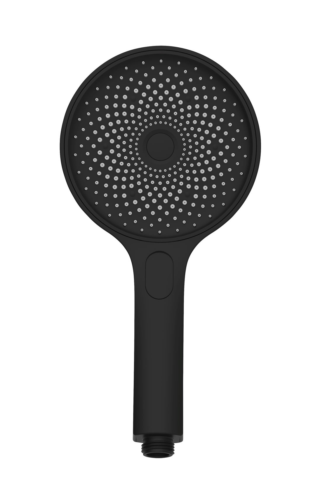 Soffione doccia Nero opaco con miscelatore mod. Athos