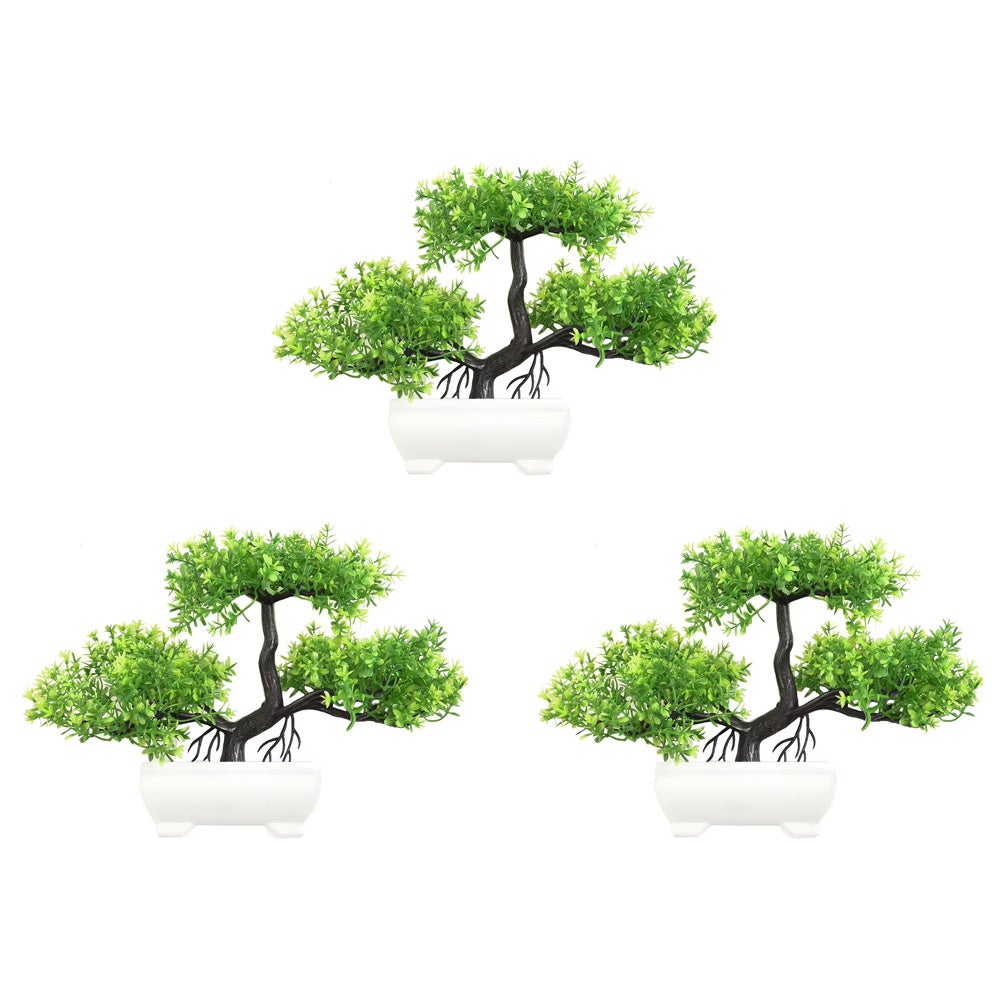 ZAEWRY 3 bonsai artificiali, piante in vaso per interni, decorazione per la  stanza e la scrivania | Leroy Merlin