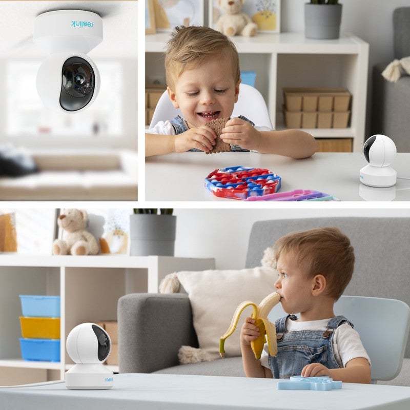 Caméra de surveillance 2K WiFi PT interieure filaire, Reolink - 4
