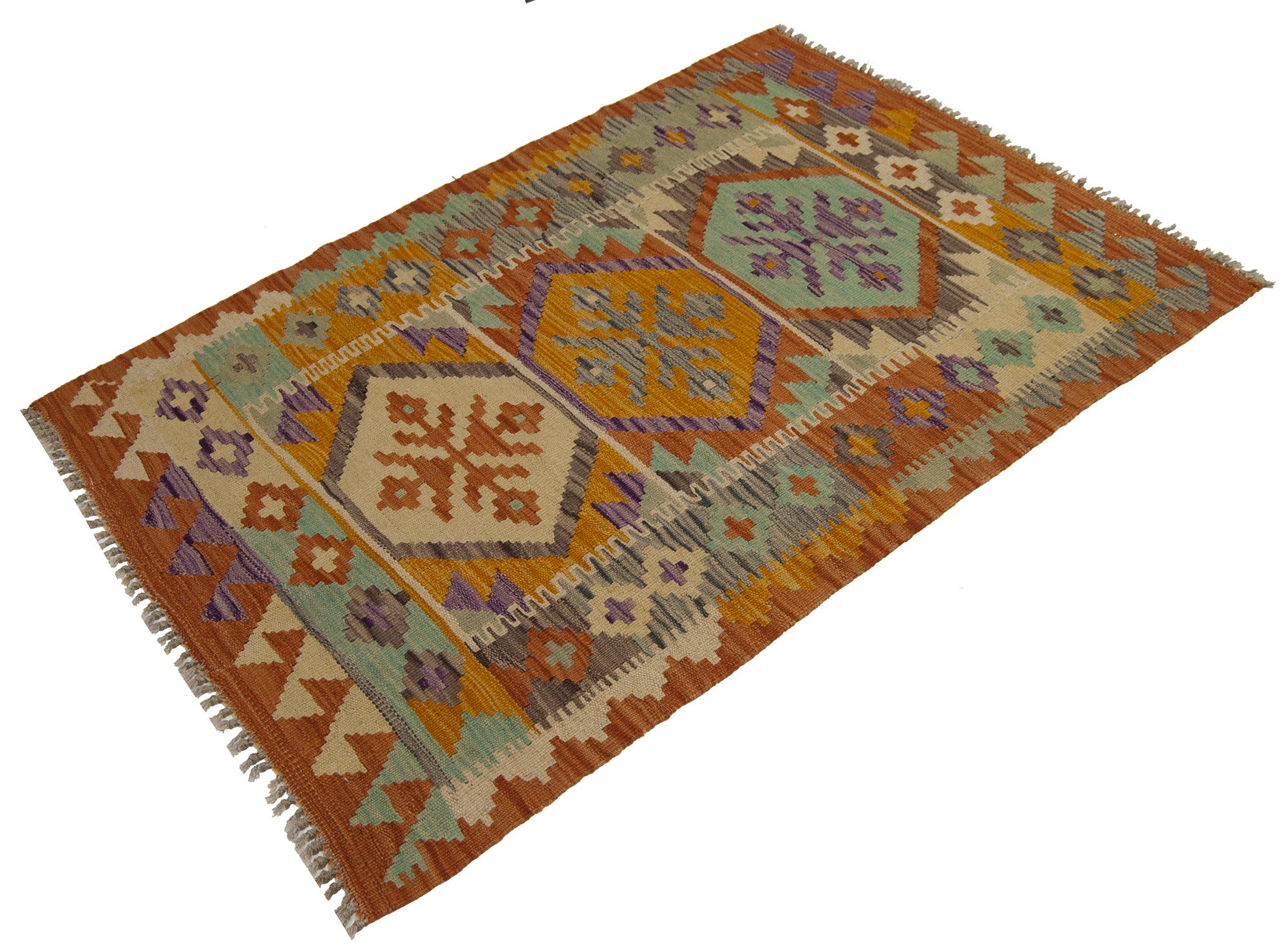 115x80 cm Oryginalny kilim Oryginalny ręcznie robiony Łatwy do czyszczenia Rustykalny styl