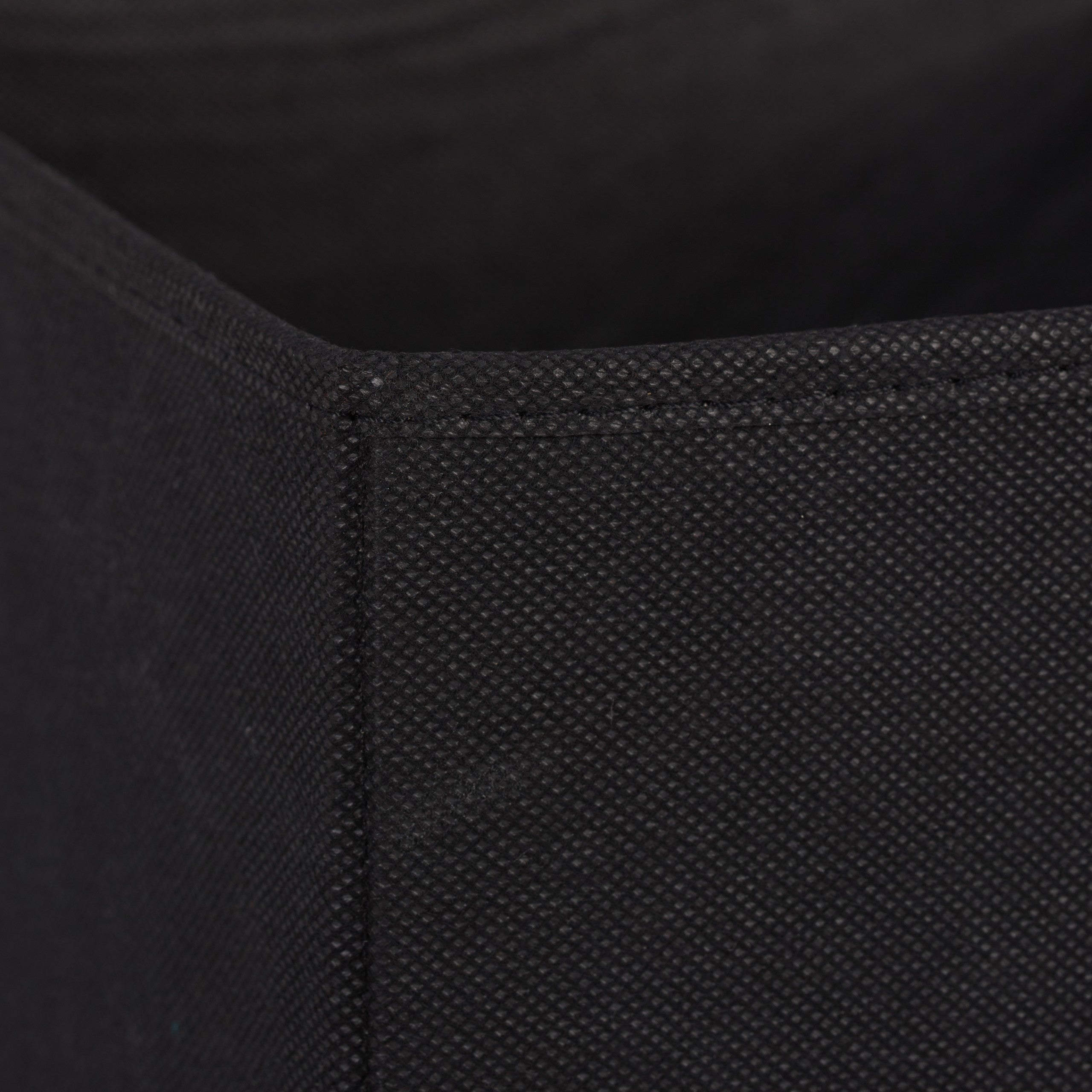 12x Cestini Porta-Oggetti , Quadrati, per lo Scaffale, Scatole a Forma di Cubo, HxLxP: 30 x 30 x 30 cm, Nero - 8