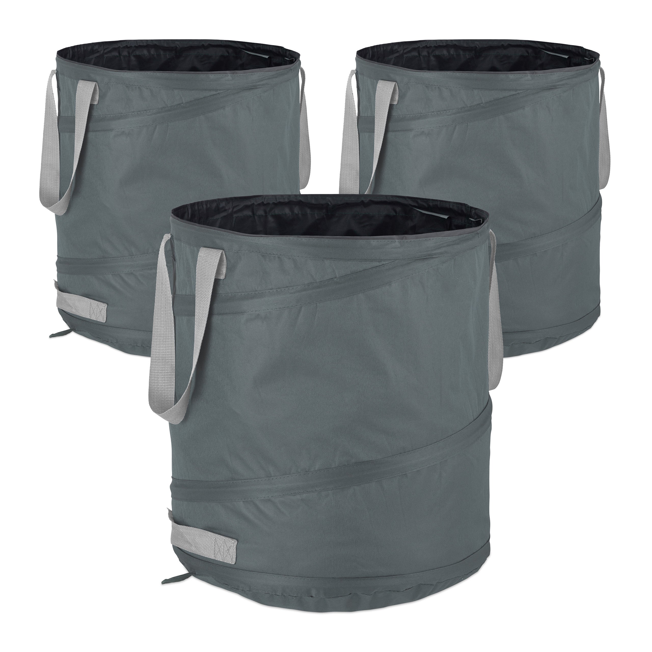 FIBC Sacchi Da 1 Tonnellata – Confezione Da 4 Pezzi, 85x85x85 Cm, Big Bags Bianchi Con Passanti, Per Rifiuti Da Giardino, Terra E Macerie - 2