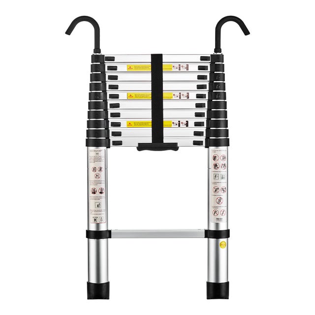 STANEW - Scala Telescopica 3,2m in Alluminio, fino a 150Kg Stabile Scala, Multifunzione, Leggero e Flessibile