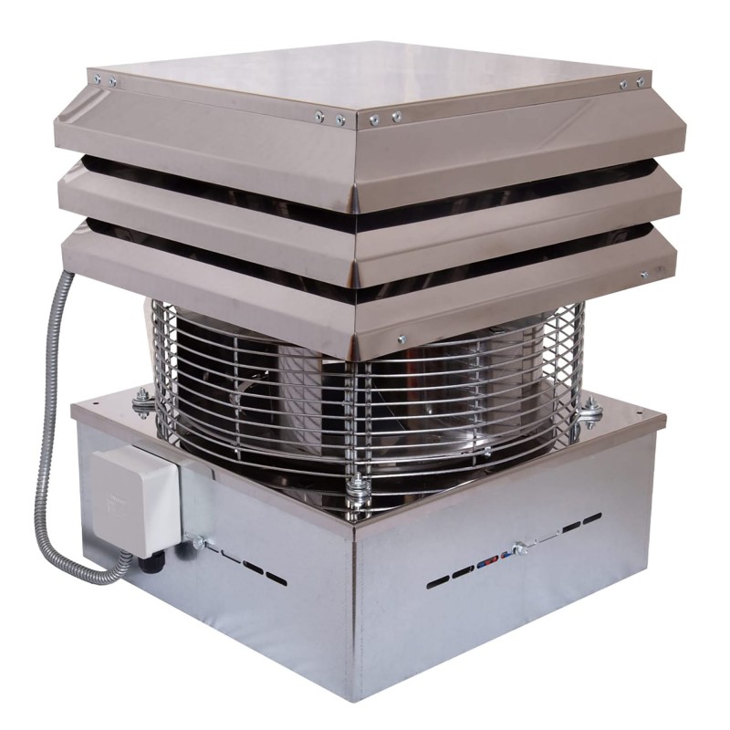 Extractor de humo para chimeneas modelo de acero extractor humo eléctrico extractor para chimenea de leña barbacoa gemi elettronica