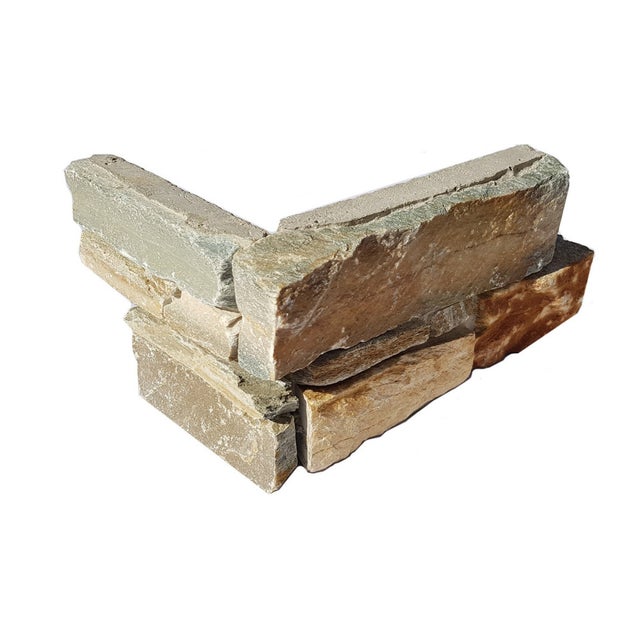 Angle parement panel Automne - support béton avec agrafe