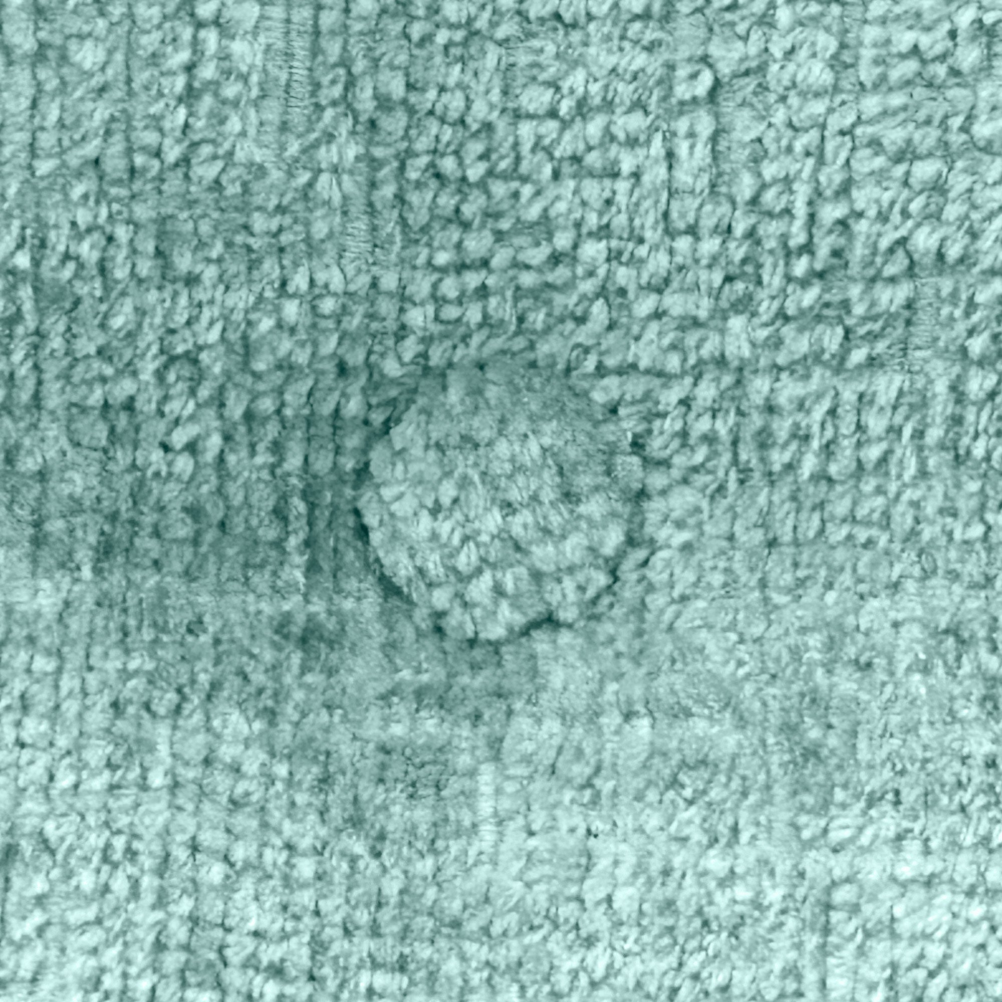 DHOME Testiera in lana ecologica premium finitura semplice con bottoni e gambe testiera imbottita per letto camera imbottita (Verde Acqua, 150 cm) - 5