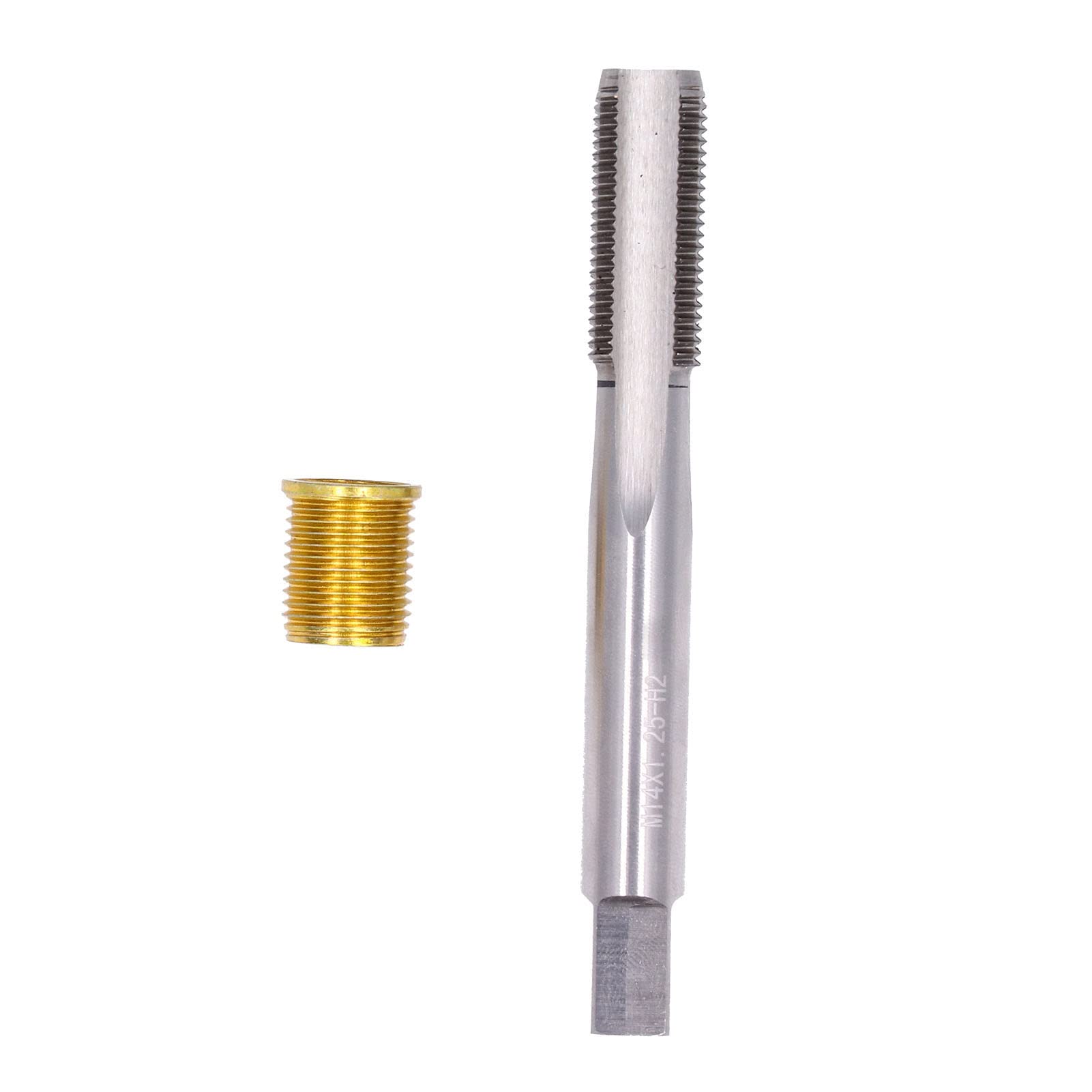 Kit Réparation Filetage Bougie Allumage - Inserts M14x1,25 Et Taraud M16x1,25 - Acier Inoxydable - Pour Moteurs