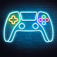 Luz de neón LED para gamers 38x27