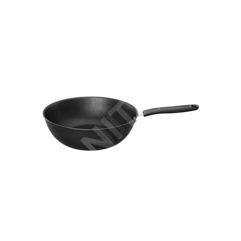 Fiskars Wok, 28 cm / 4,5 L, All Steel, Padella non rivestita