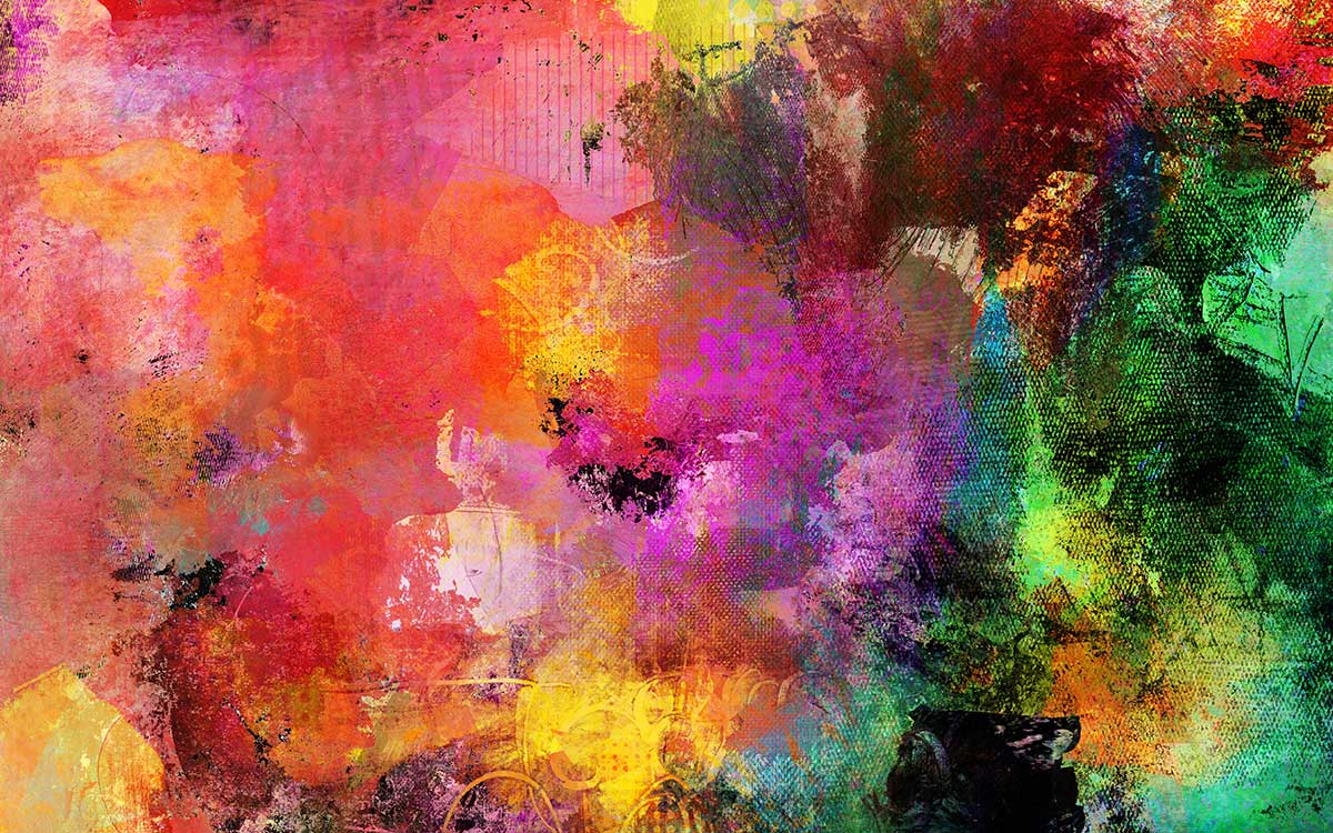 Cuadro holi - 80x50cm - made in france