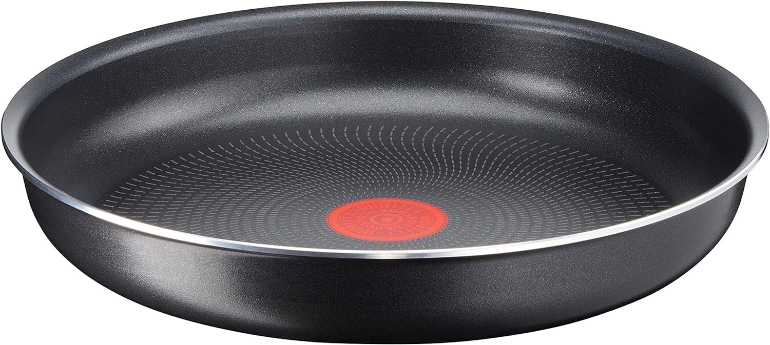 Lagostina Ingenio Essential Plus Padella 28 Cm Antiaderente In Alluminio – Adatta A Gas E Forno, Con Manico Removibile E Indicatore Thermosignal