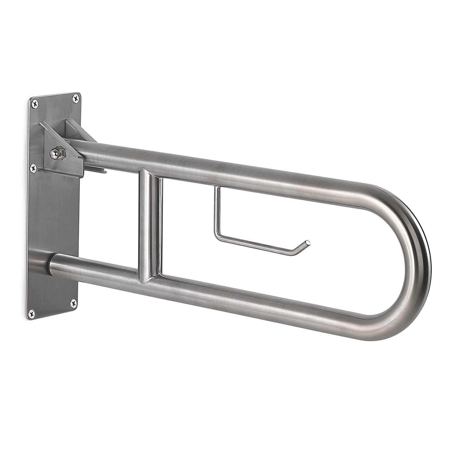 Support pliable avec porte-rouleau modèle Snug de Gedy - Brossé | Leroy ...