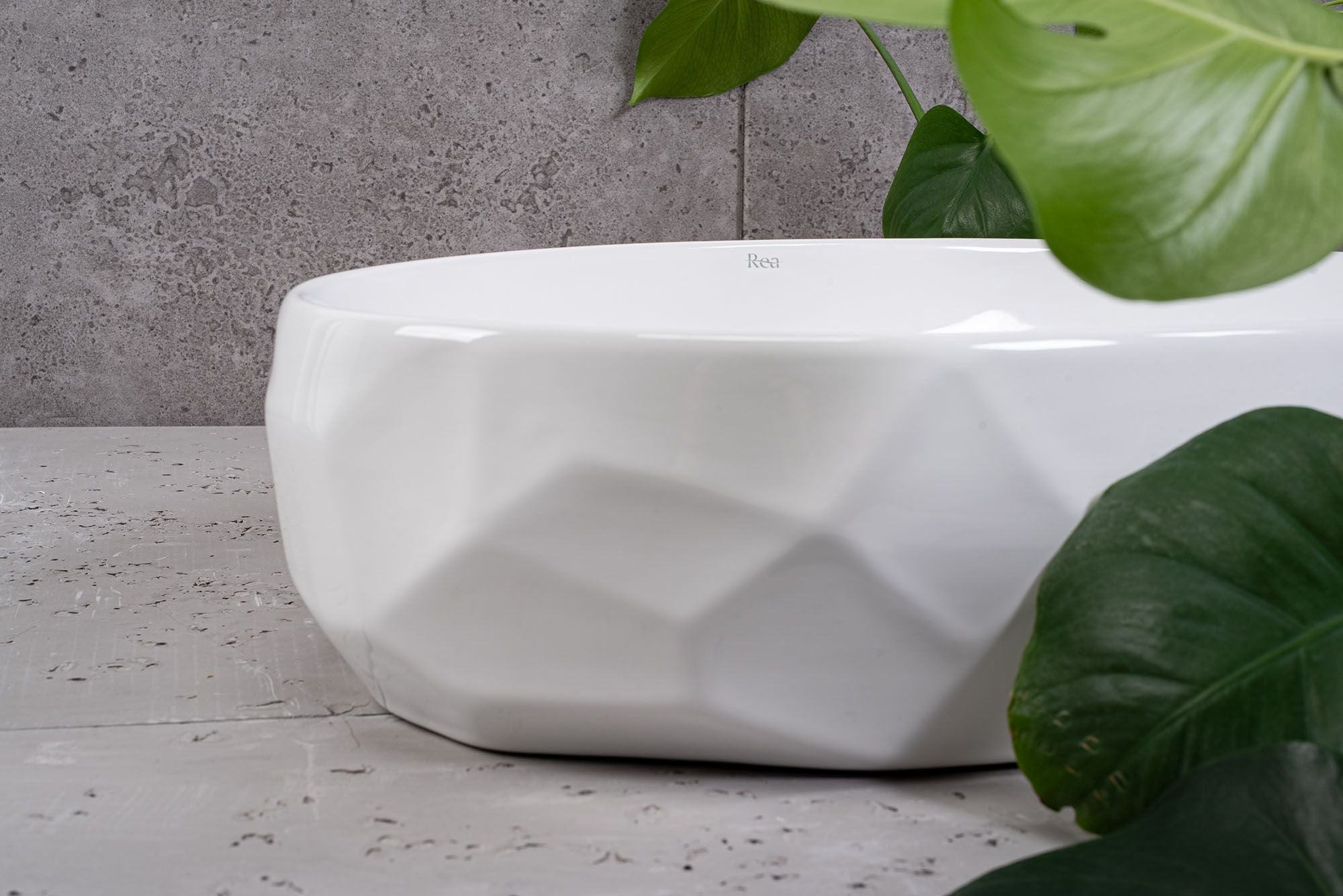 Umywalka Nablatowa Rea Maya Biały 60 X 39 - 2