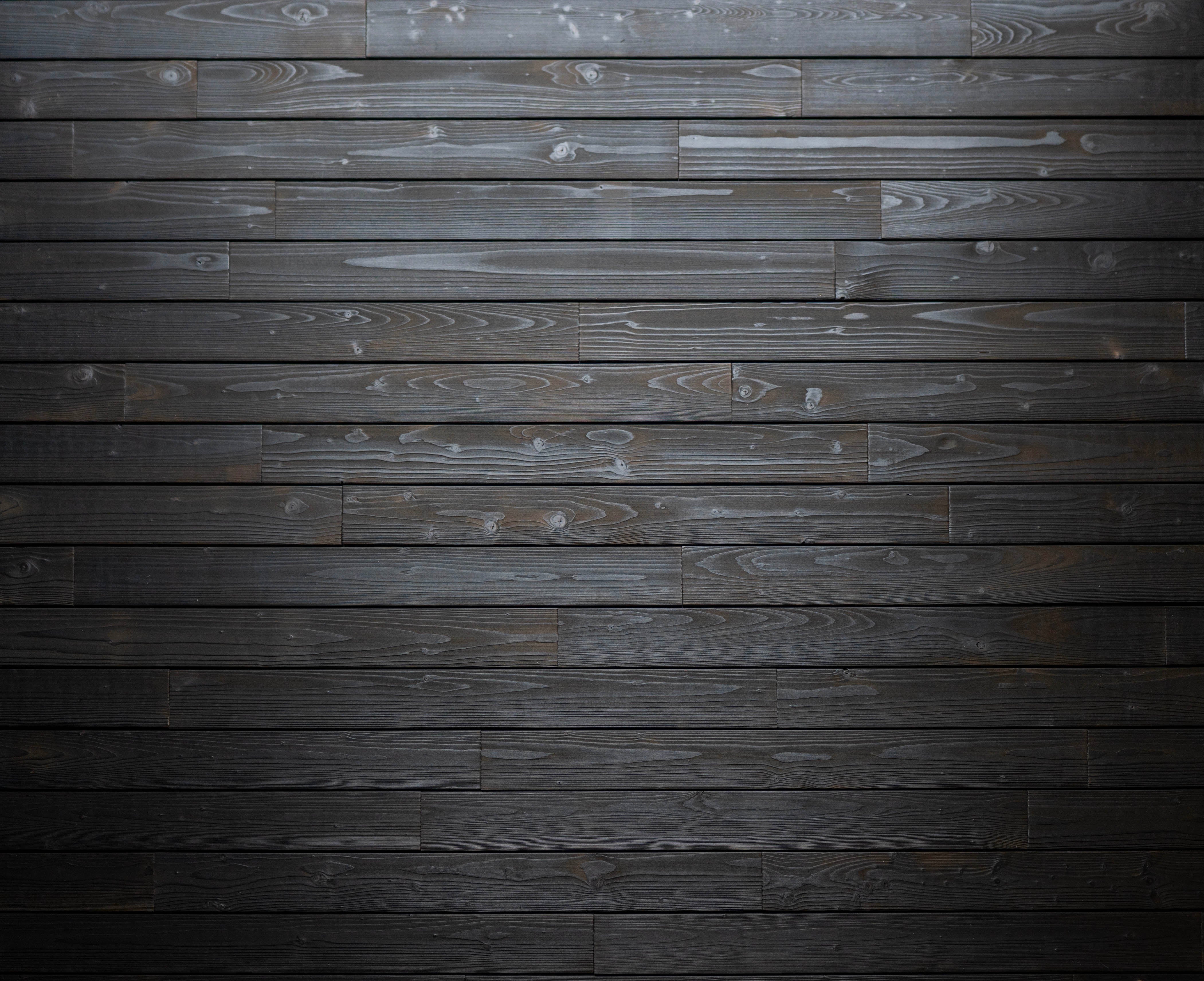 Panneau Mural Bois Brûlé Espresso Carbonisé - Rainuré Languette Massif - Intérieur Extérieur - 18x120x1191 mm - 1m²/7pcs - 5