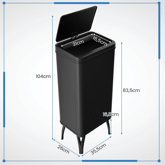 Simplehuman Pattumiere - Pattumiera Touchless Con Comando A Voce E - Foto 7