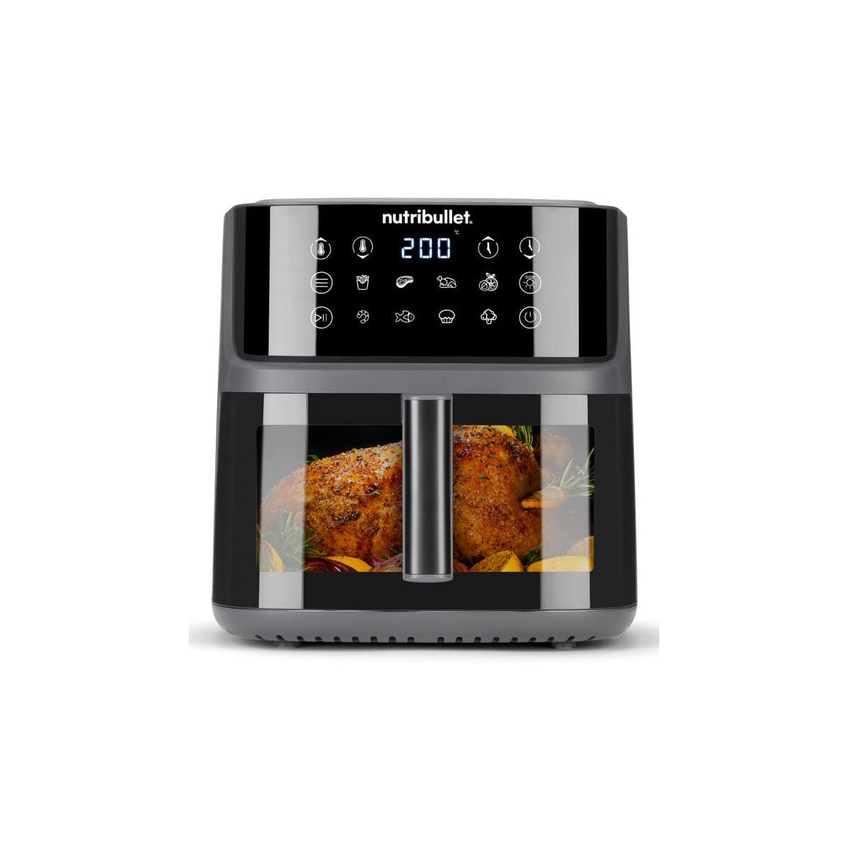Nutribullet Crisplite Vision Sencillo 8 L Independiente 2000 W Freidora De Aire Caliente Negro , Leroy Merlin