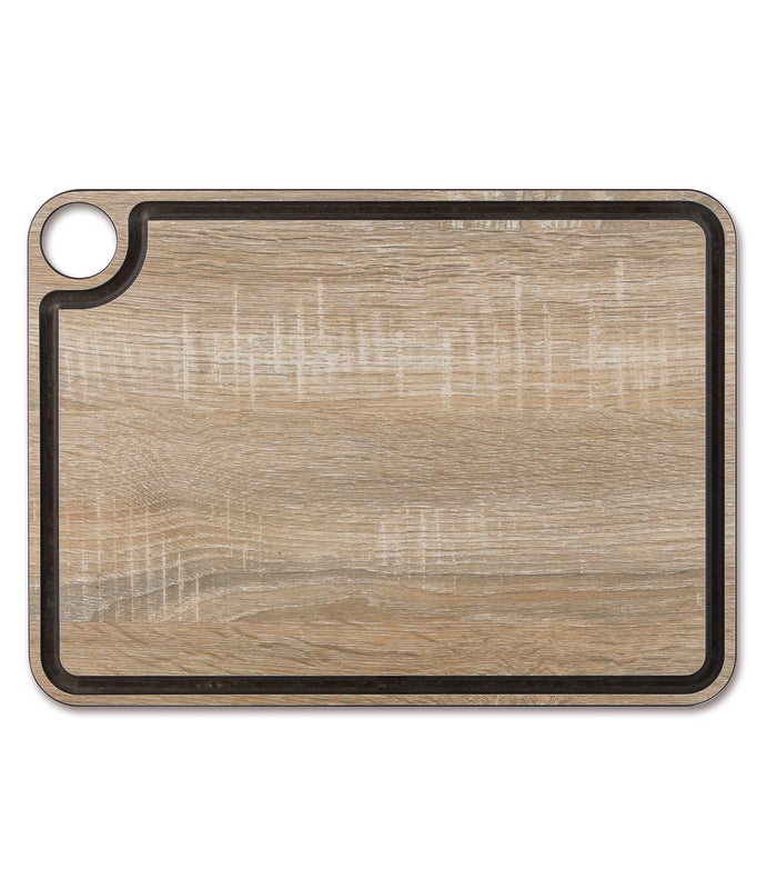 Arcos Unisex Marrón Tabla De Corte Con Canal Y Colgador 377 X 277 Mm - Imagen 3