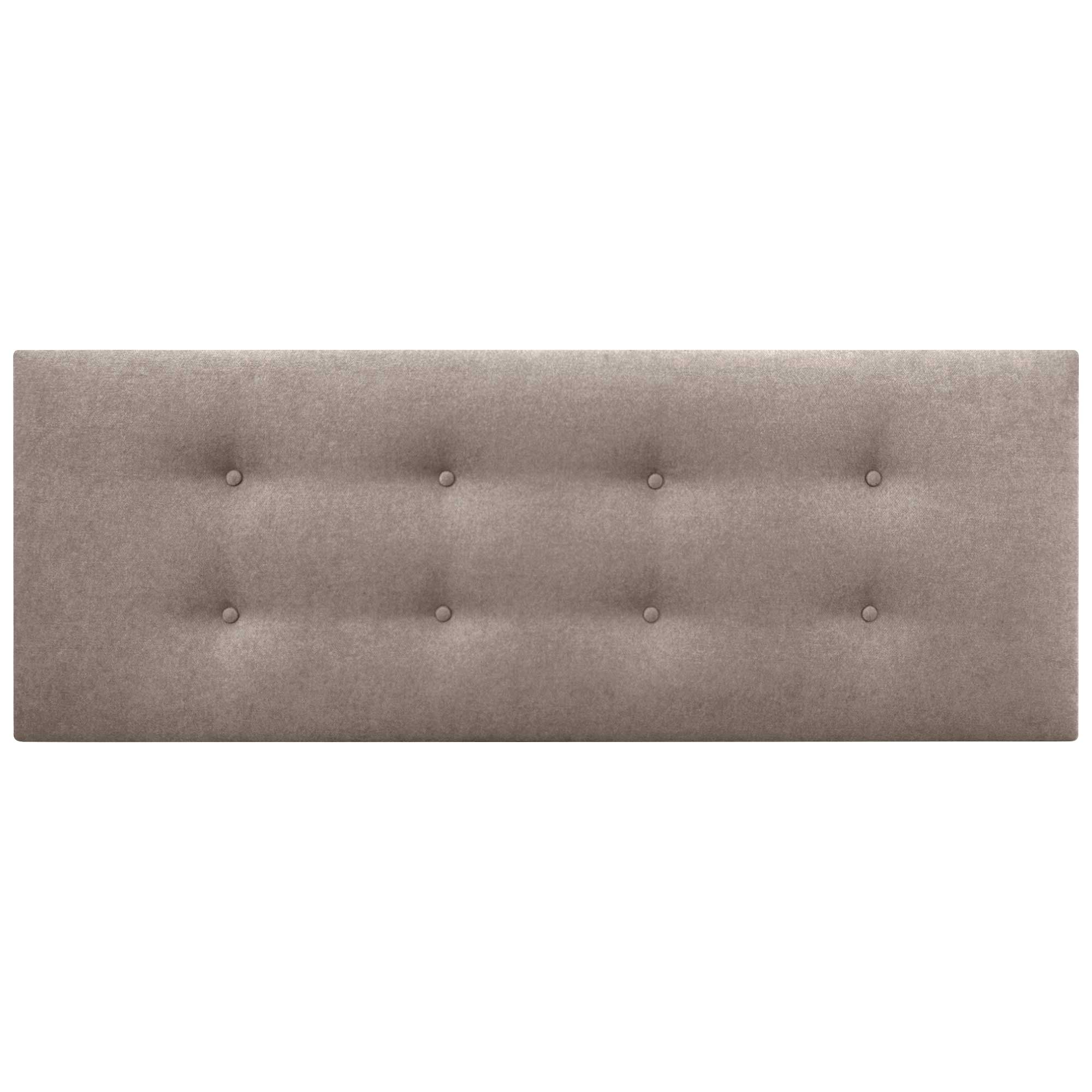 DHOME Cabecero de Tela AQUALINE Pro con 2 hileras de Botones Cabezal tapizado Cama Lujo (Tierra, 160cm) - 3