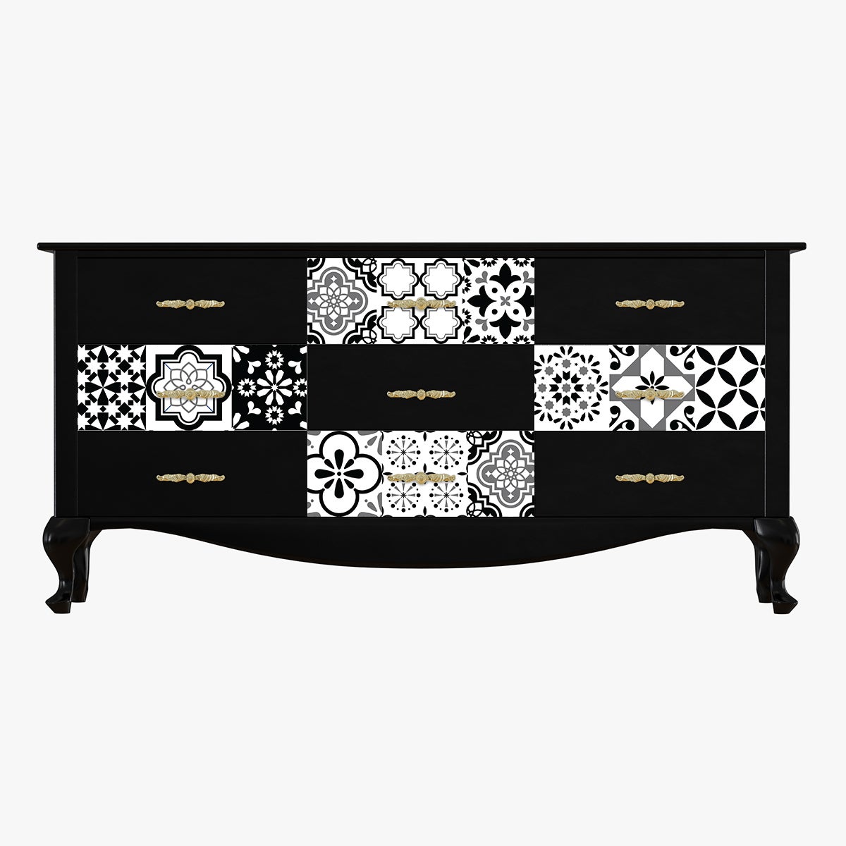 24 adesivi piastrelle di cemento mobili pepitano - Sticker adesivo - adesivi murali - 24stickers10x10cm - 5