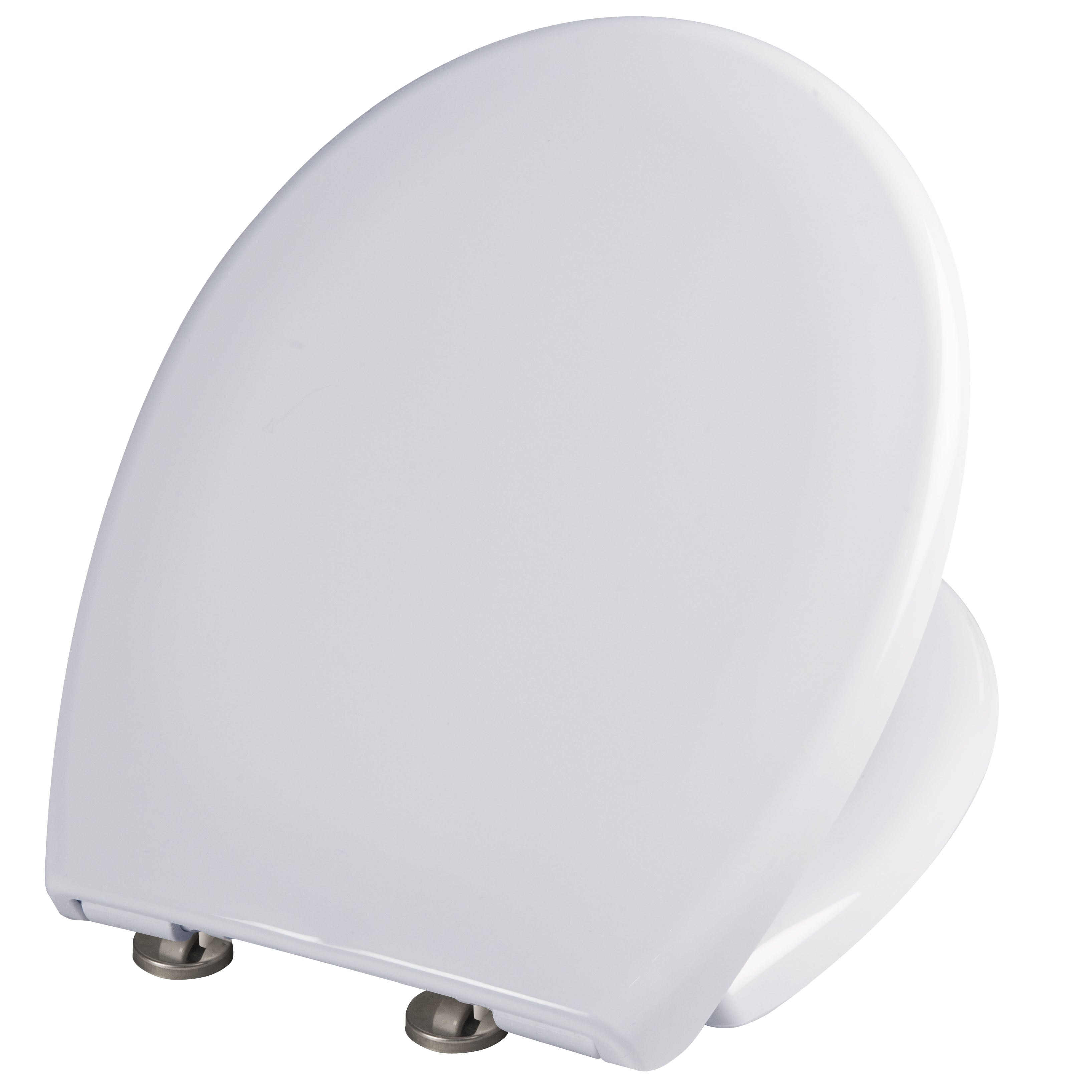 Sedile WC Universale AQUA BAGNO ZERO Bianco Con Softclose - Rimovibile, Facile Da Pulire, Materiale Duroplast