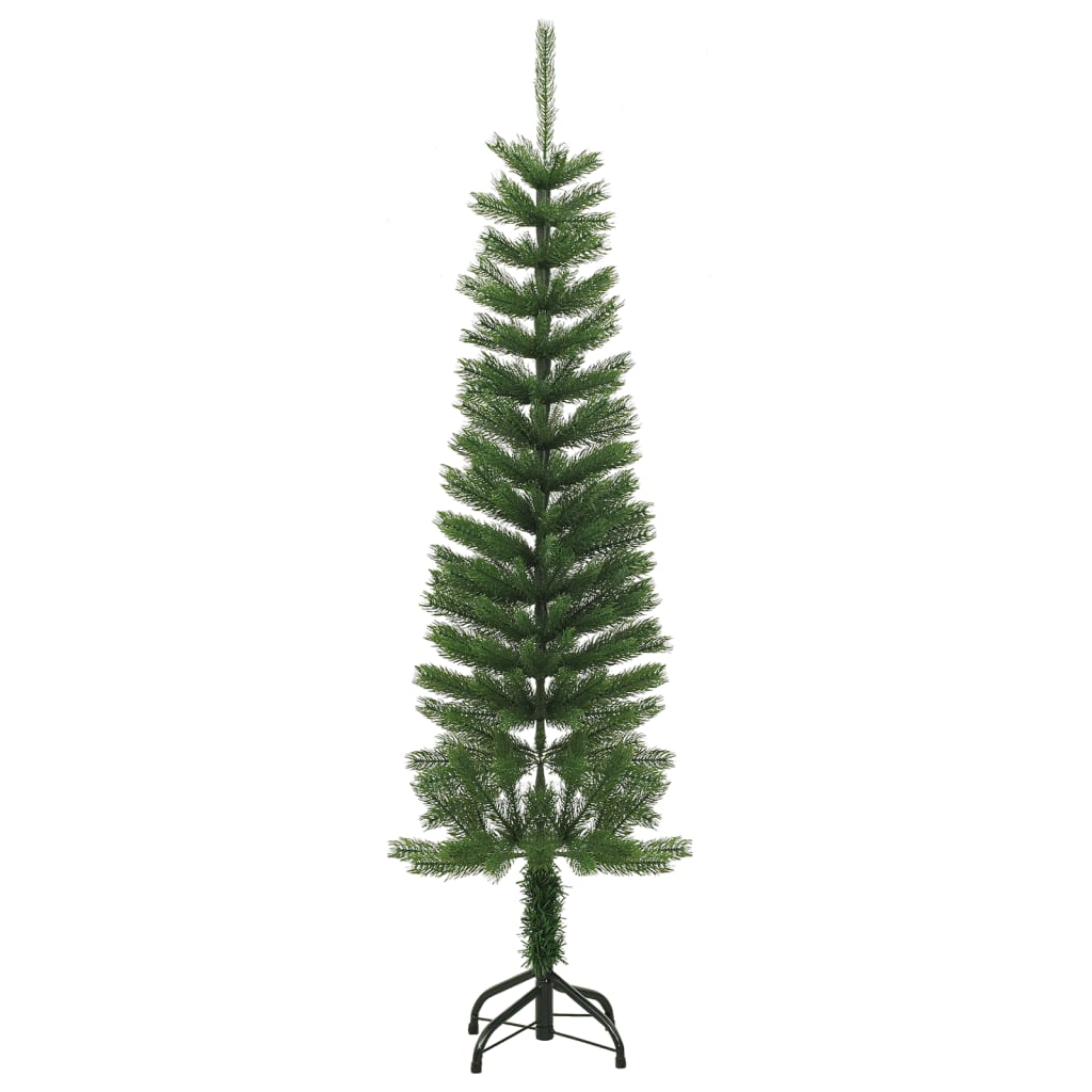 Choinka sztuczna wąska na stojaku PE 150 cm - COMFORTXL