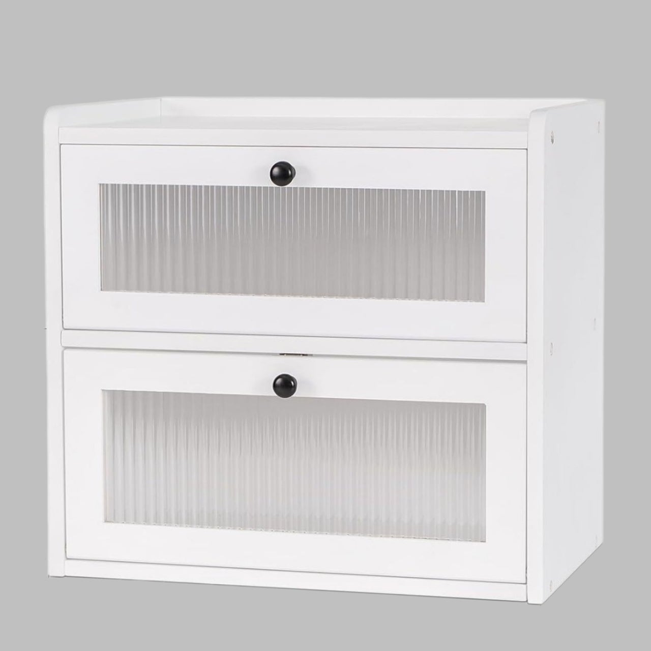 Porta Posate E Utensili Da Cucina In Legno Di Acacia – Organizer Per Bancone Stile Rustico Con Divisore, Grande 15×18 Cm