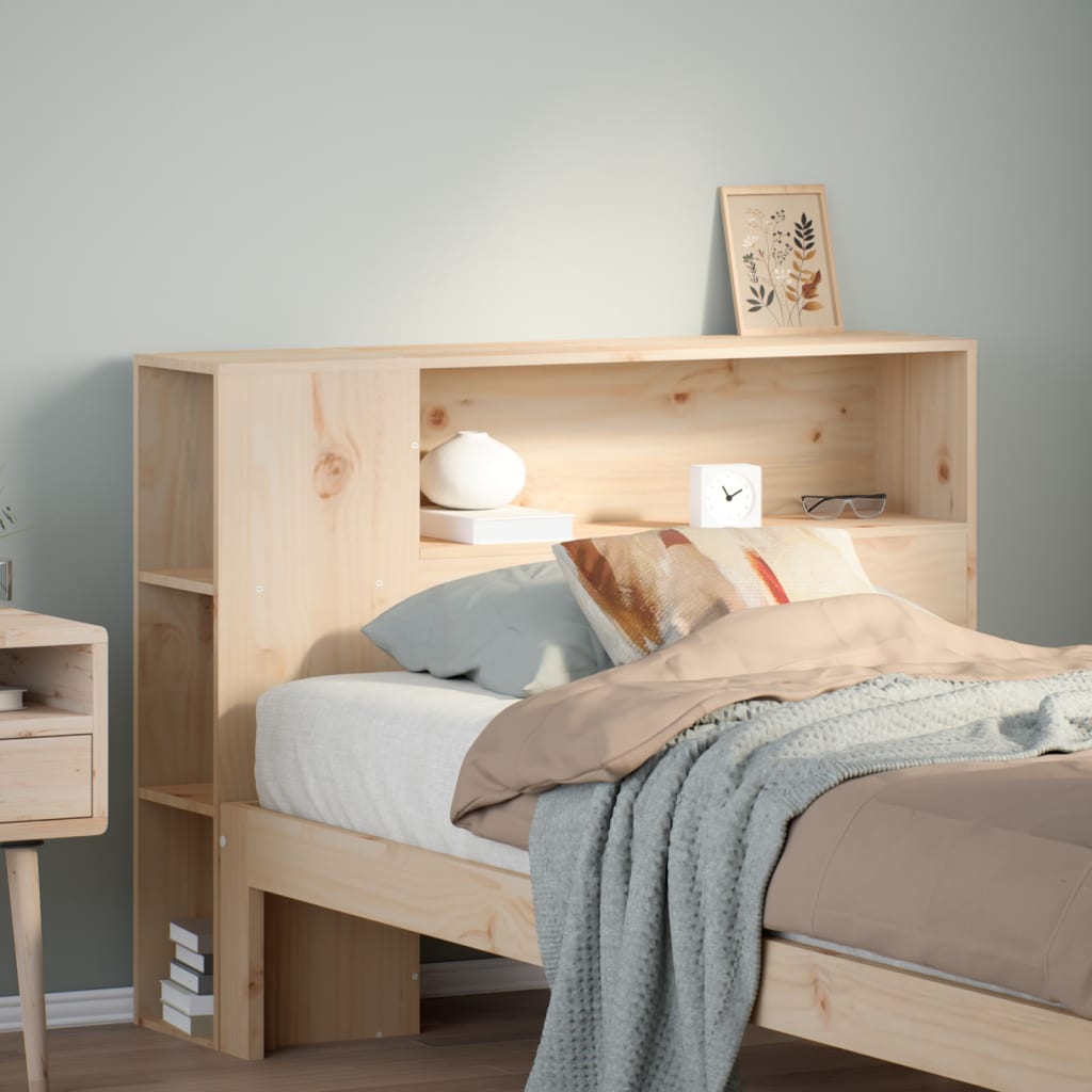 Maison Exclusive - Tête de lit avec rangement 90 cm bois massif de pin ...