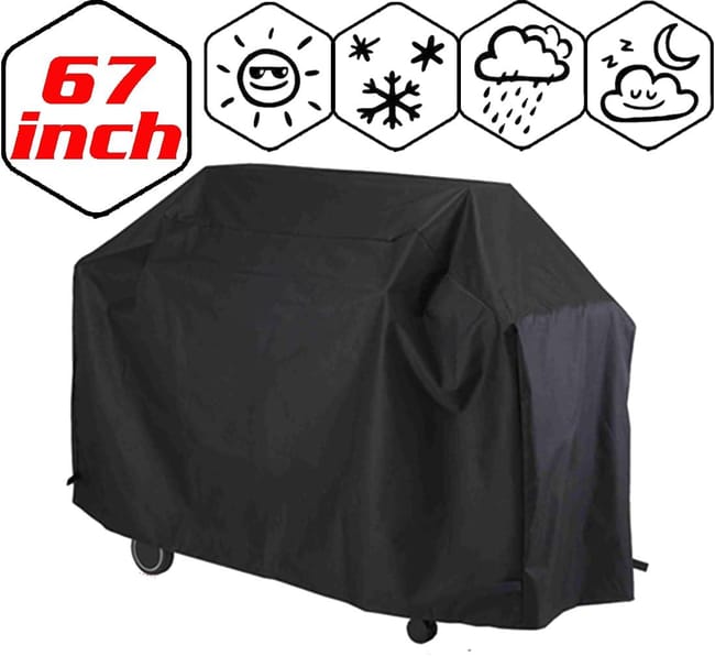 Pokrowiec na Grill Plachta na Grill Wodoodporny Pokrowiec na Grill Osłona na Grill Plachta Ochronna BBQ Odporna na Promieniowanie UV Wodę