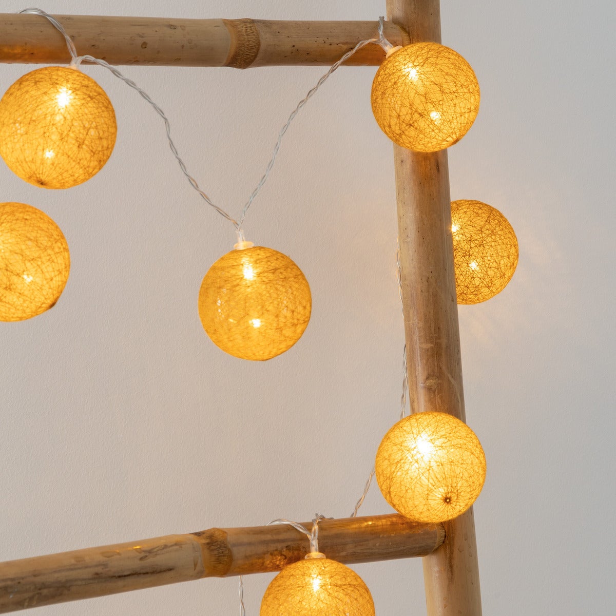 Guirlande LED 20 boules - jaune ocre L435 cm - Atmosphera créateur d'intérieur - 8