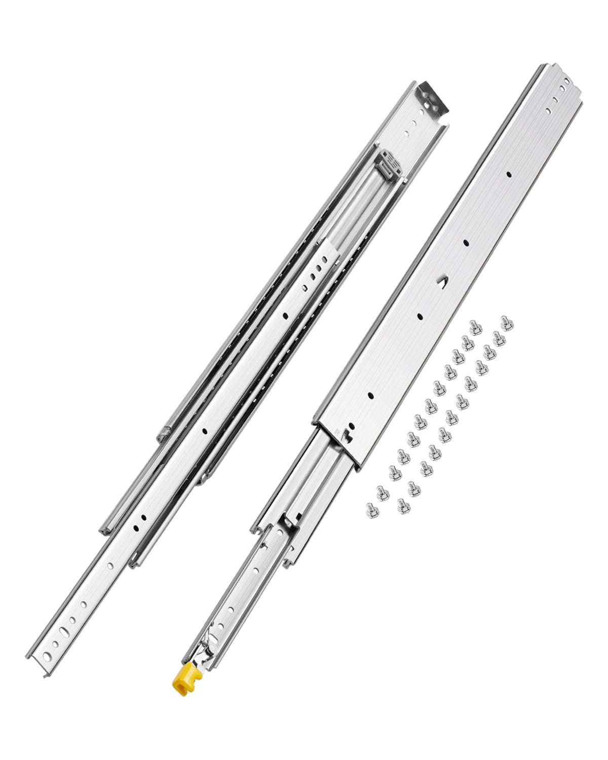 Prowadnice do szuflad łożyskowane kulkowe pełne wysunięcie 812mm 226kg VEVOR