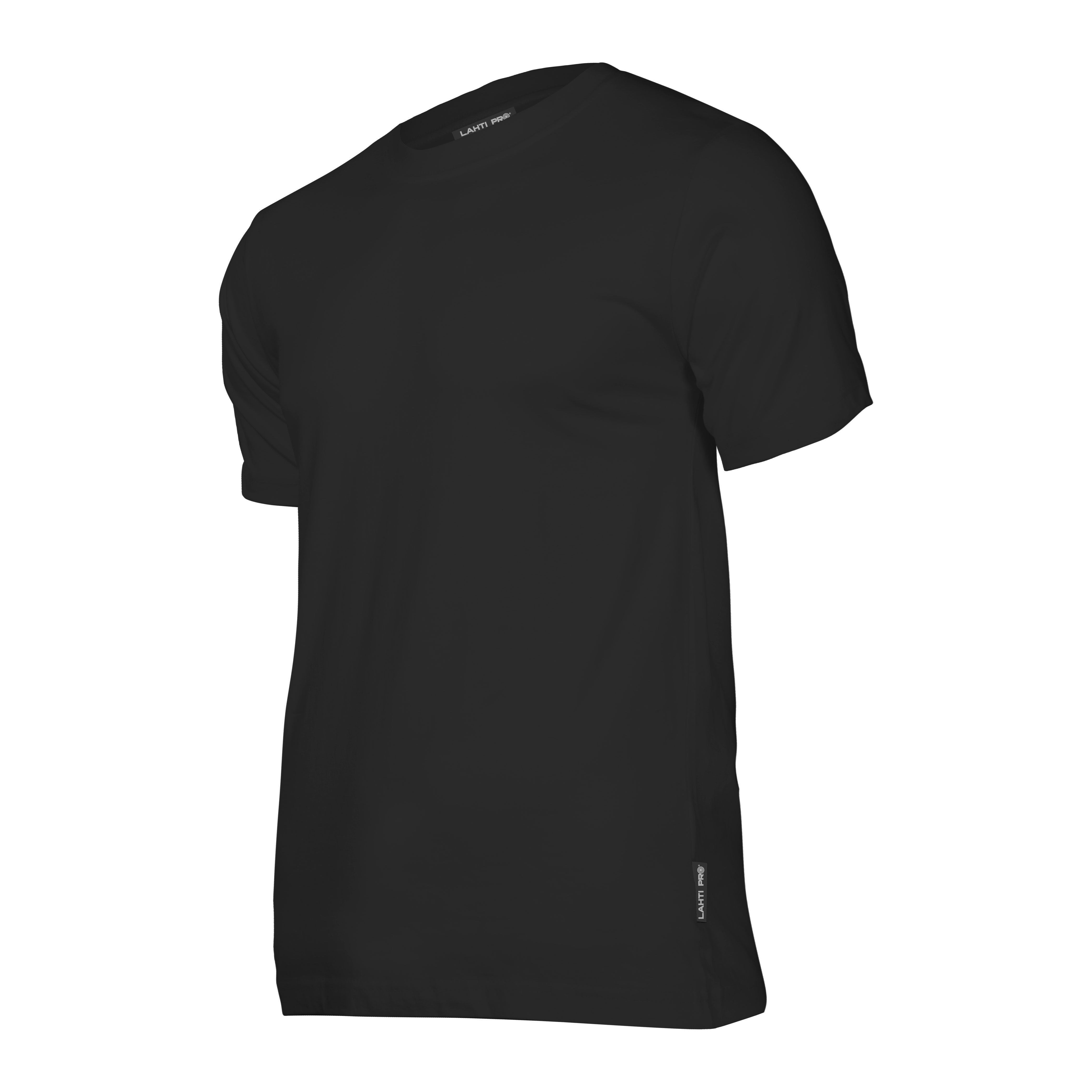 Koszulka t-shirt 180g/m2, czarna, "m", ce, lahti