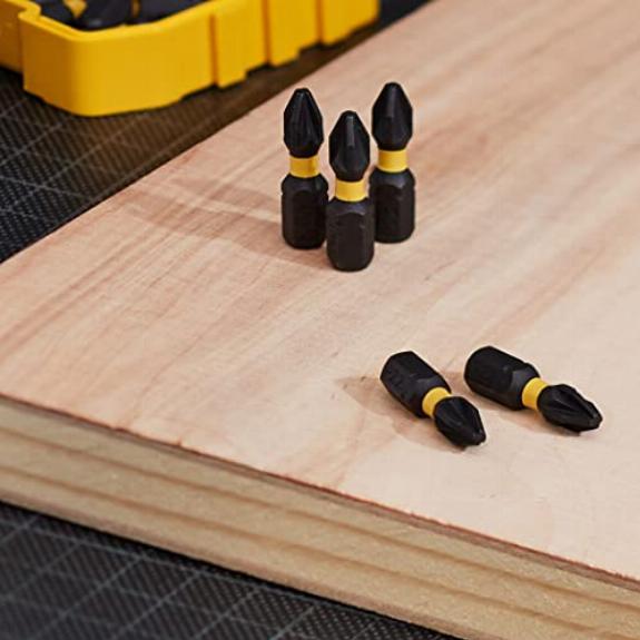 25 embouts de vissage Impact Torsion PZ2 en boite Tic Tac DEWALT DT70556T-QZ - 5