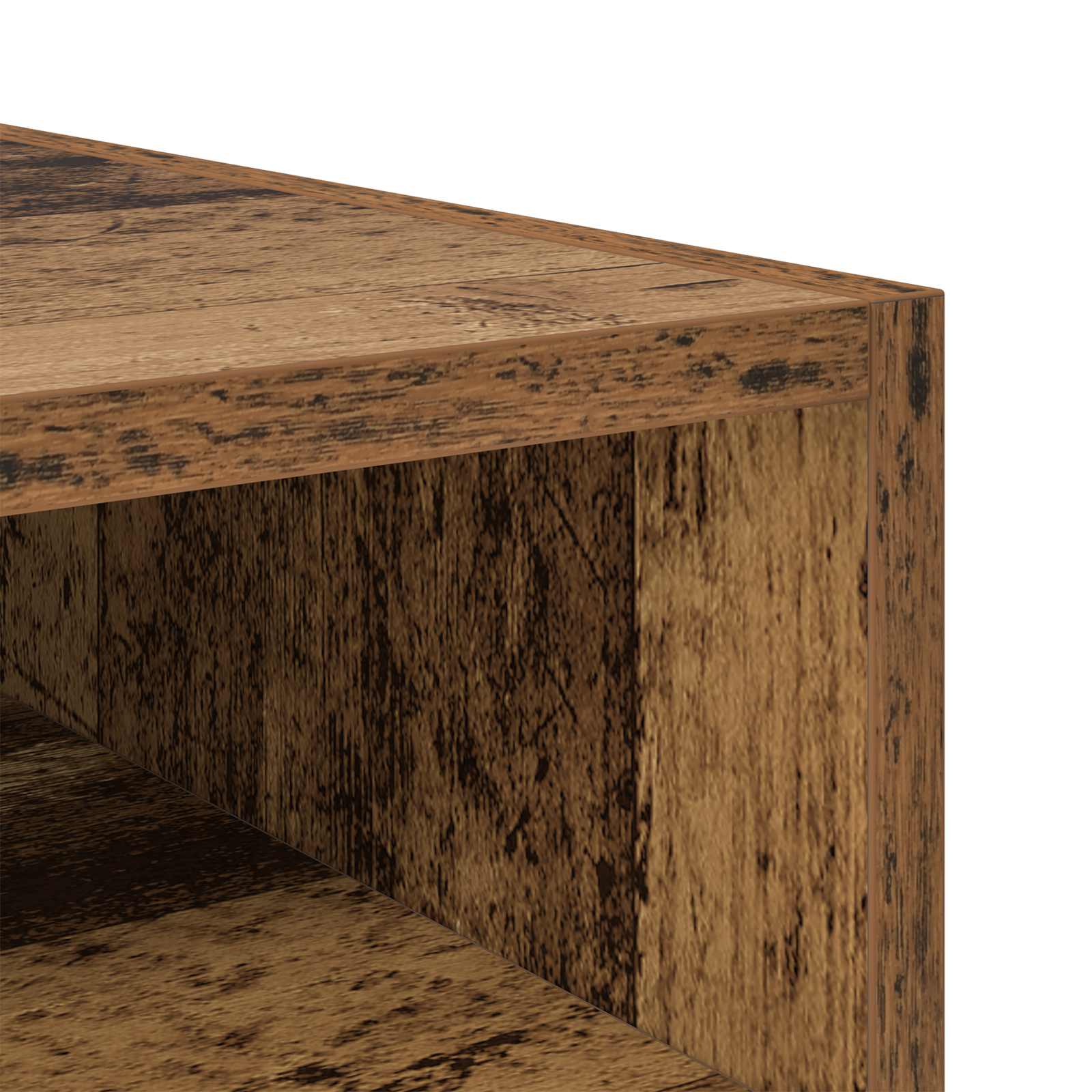 Tables de chevet 2 pièces bois ancien 40 x 40 x 50 cm - 9
