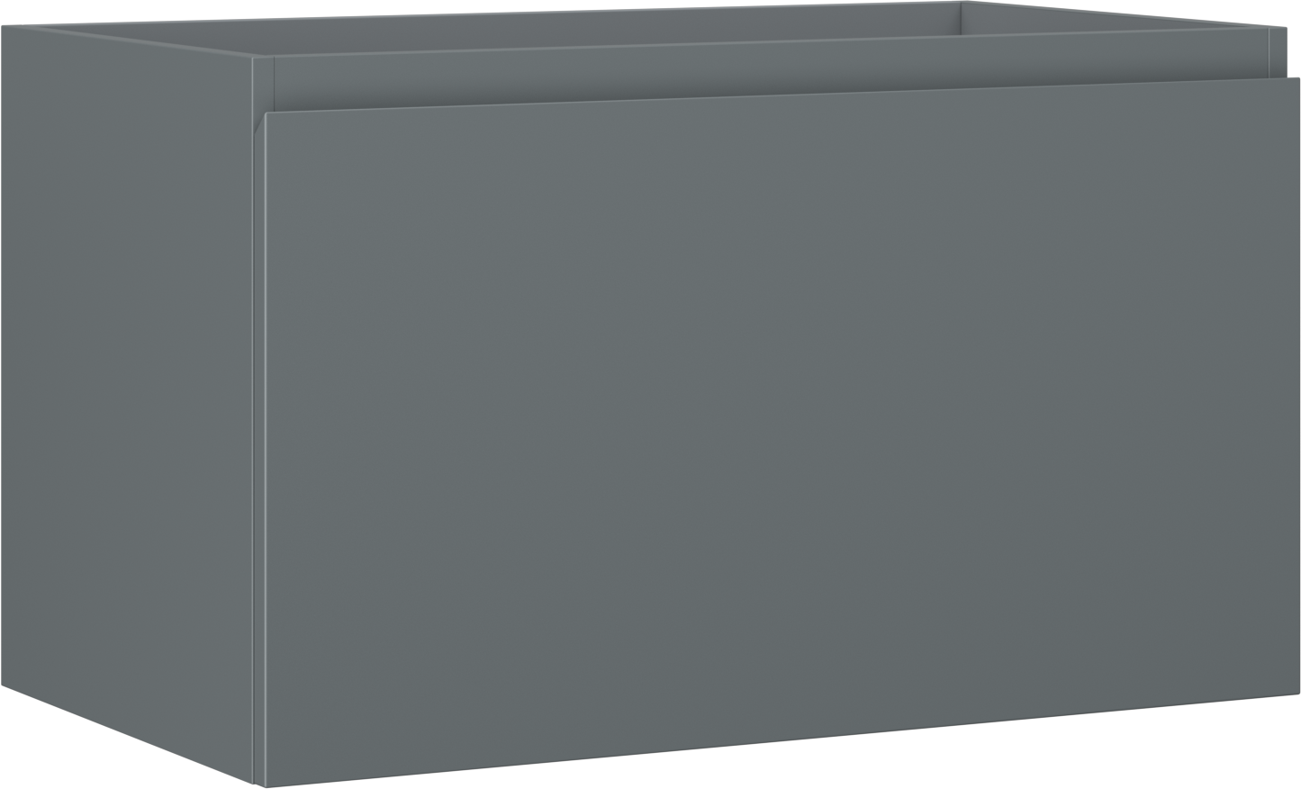 Mexen Orio szafka łazienkowa podumywalkowa 80 cm, 1 szuflada, grafit mat - 91A10-08047-1-BF66