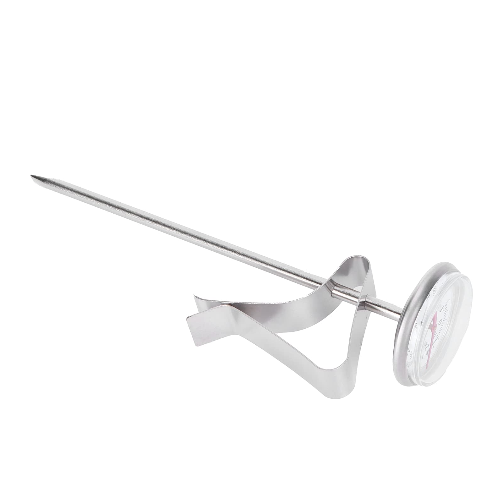 Thermomètre à lait pour café avec sonde en acier inoxydable de
