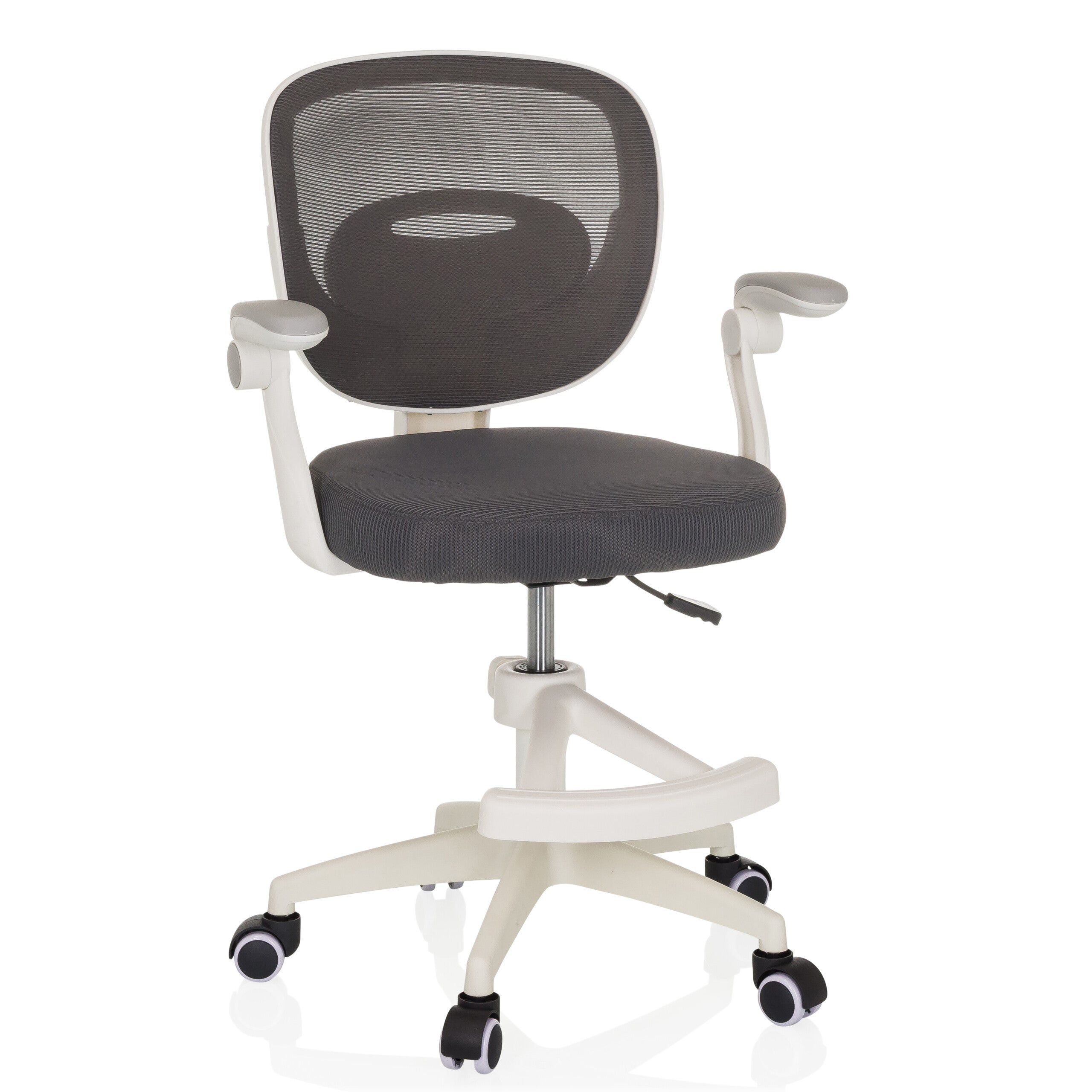 Krzesło obrotowe dla dzieci KIDDY SMART Szary hjh OFFICE