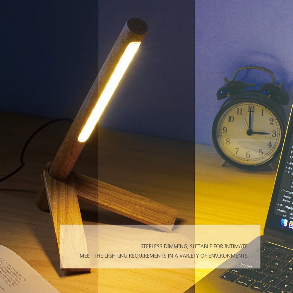 Lampe de chevet LED à assemblage Simple, lumière décorative de bureau en , lampes de bureau de lecture durables à intensité variable - 2