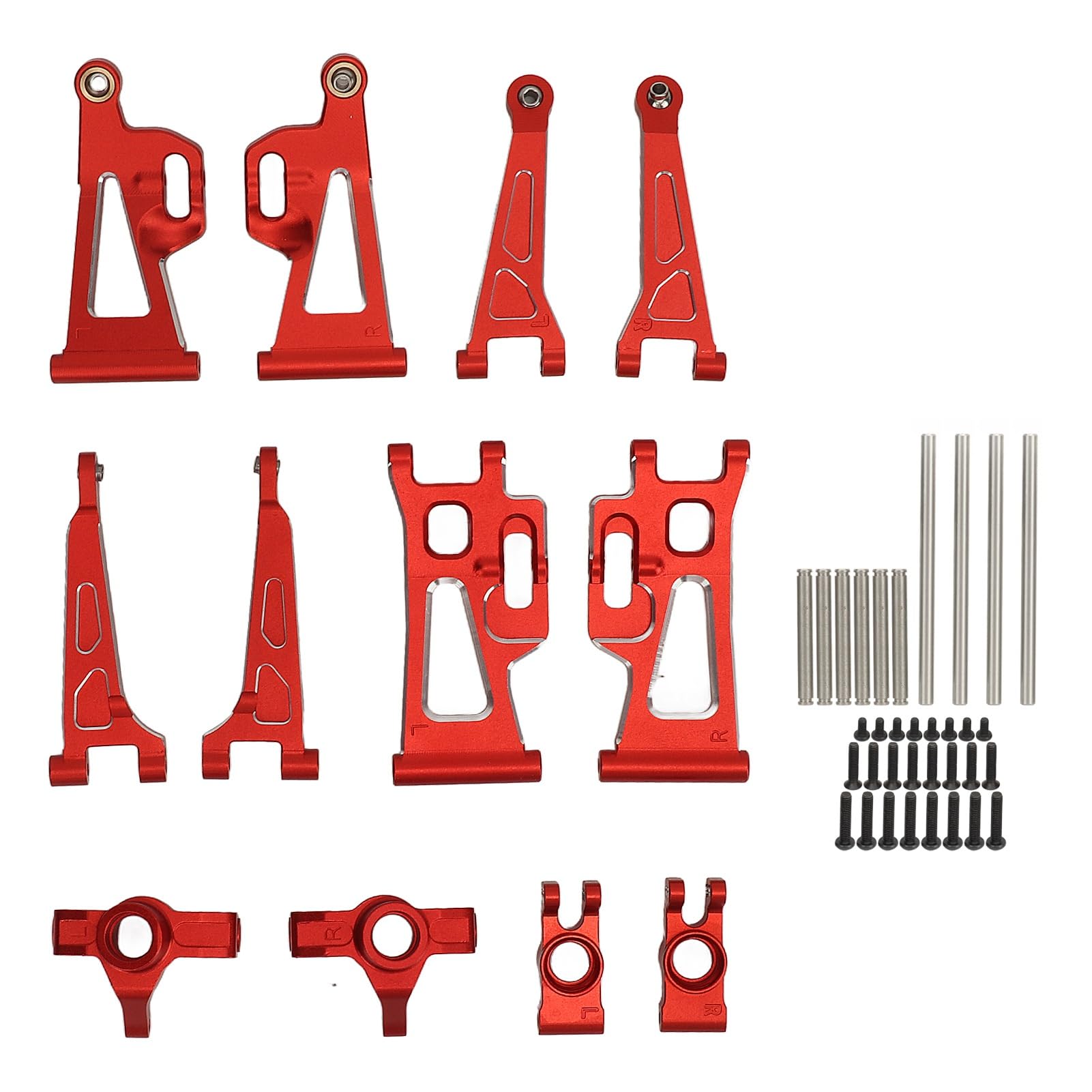 PièCes Mise Niveau Rc Pour Traxxas Pour Latrax Pour Teton 1/18 Bras Suspension Avant Et Arrière Alliage D'aluminium Pièces Mise À Niveau Voiture RC Accessoires Remplacement(Blue PièCes Mise Niveau Rc Pour Traxxas Pour Latrax Pour Teton 1/18 Bras Suspension Avant Et Arrière Alliage D'aluminium Pièces Mise À Niveau Voiture RC Accessoires Remplacement(Blue