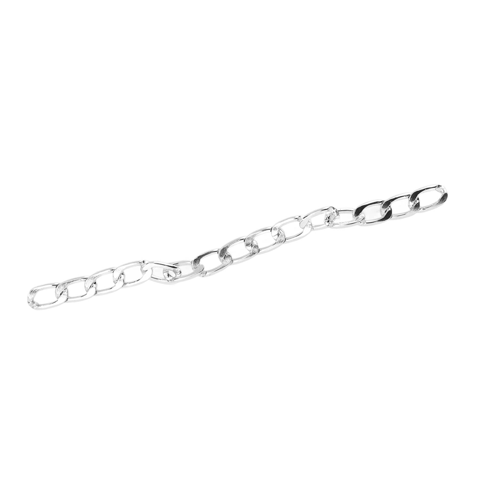 Chaînes en aluminium de 32,8 pieds, style élégant, chaîne artisanale en métal pour bijoux, collier, bracelet (couleur argent N24901) - 6